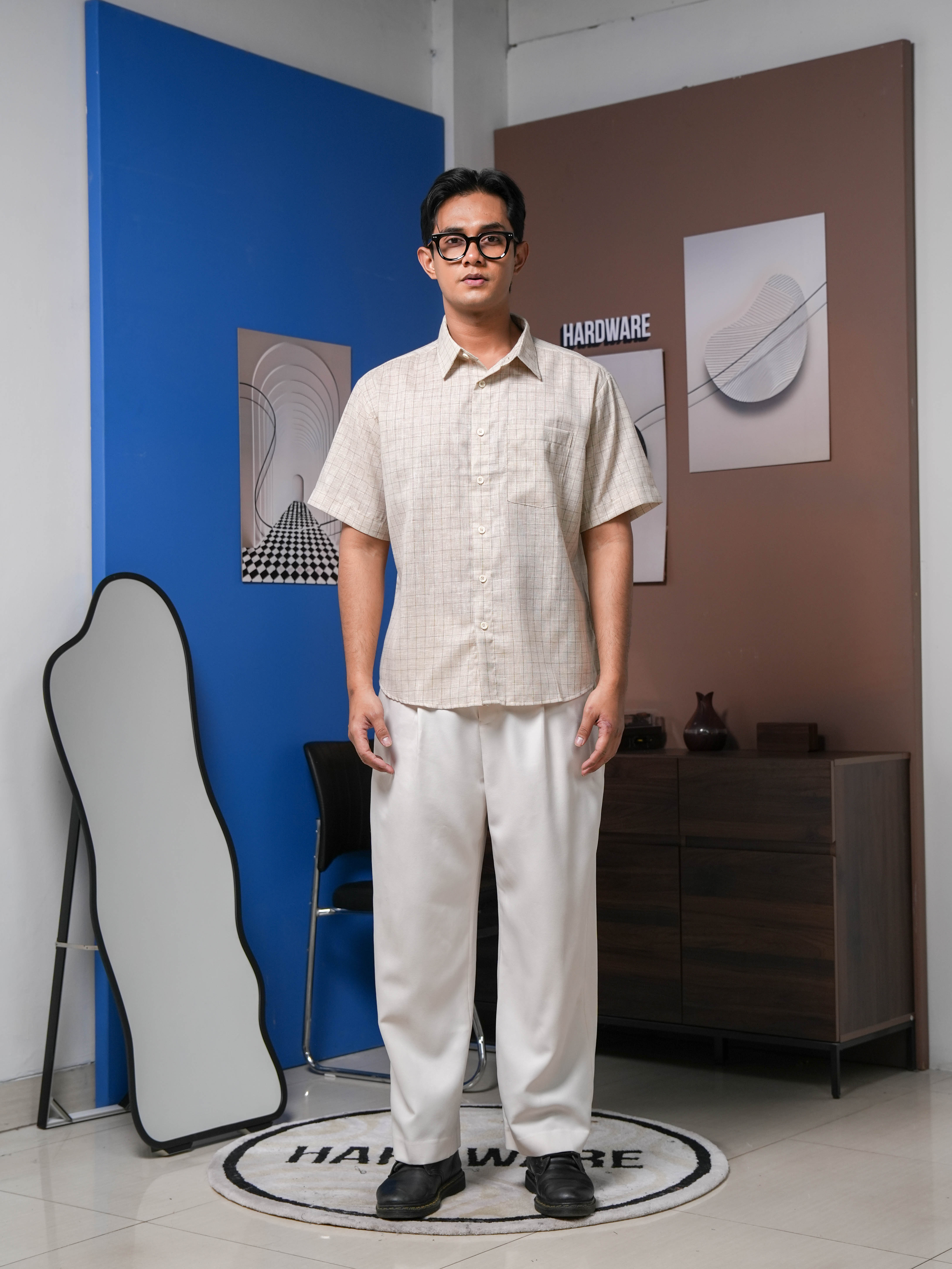 Hardware Clothing Atasan Baju Pria Hardware ARL Short Sleeve Shirt