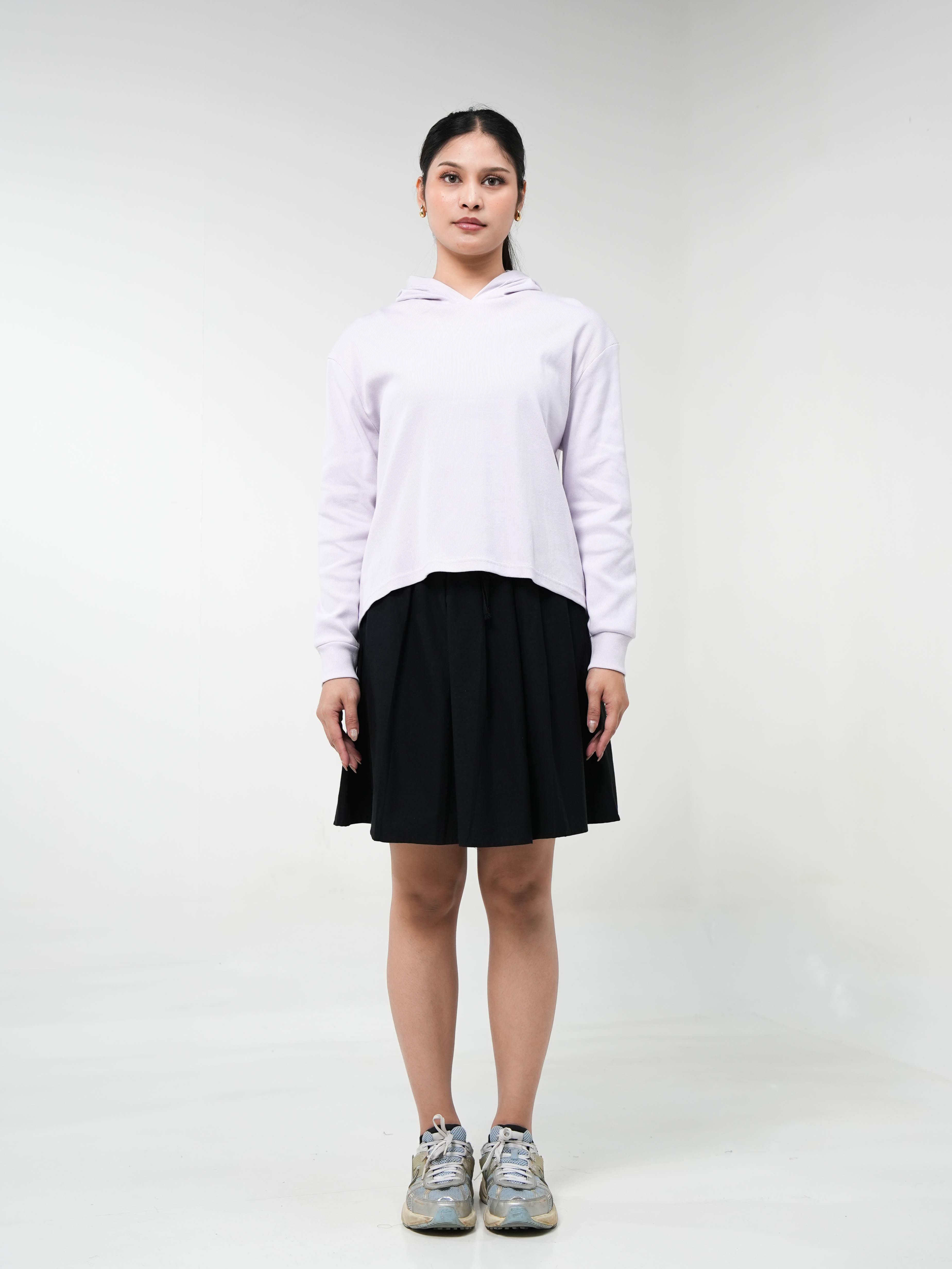 Hardware Clothing Atasan Jaket Wanita Outer Flowback Hoodie