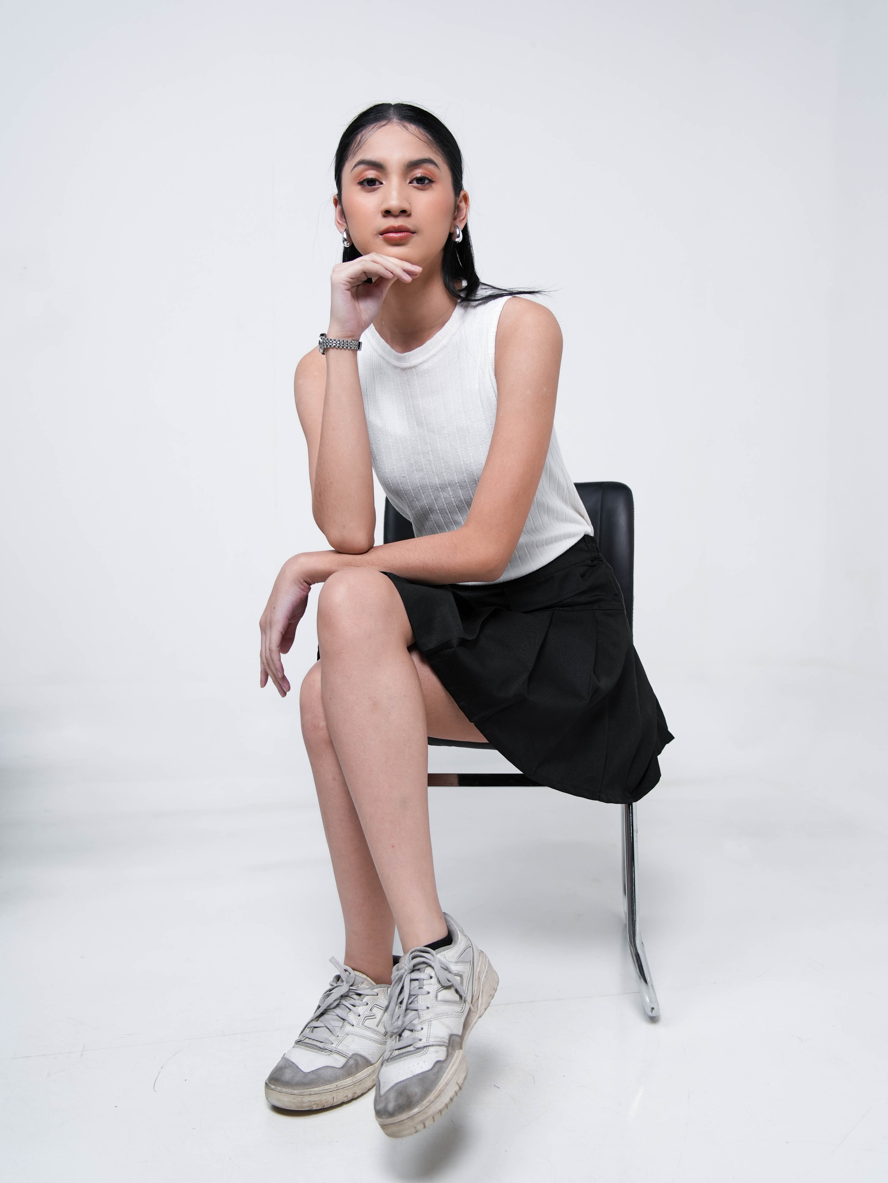 Hardware Clothing Rok Pendek Wanita PLEATED SHORT PANTS