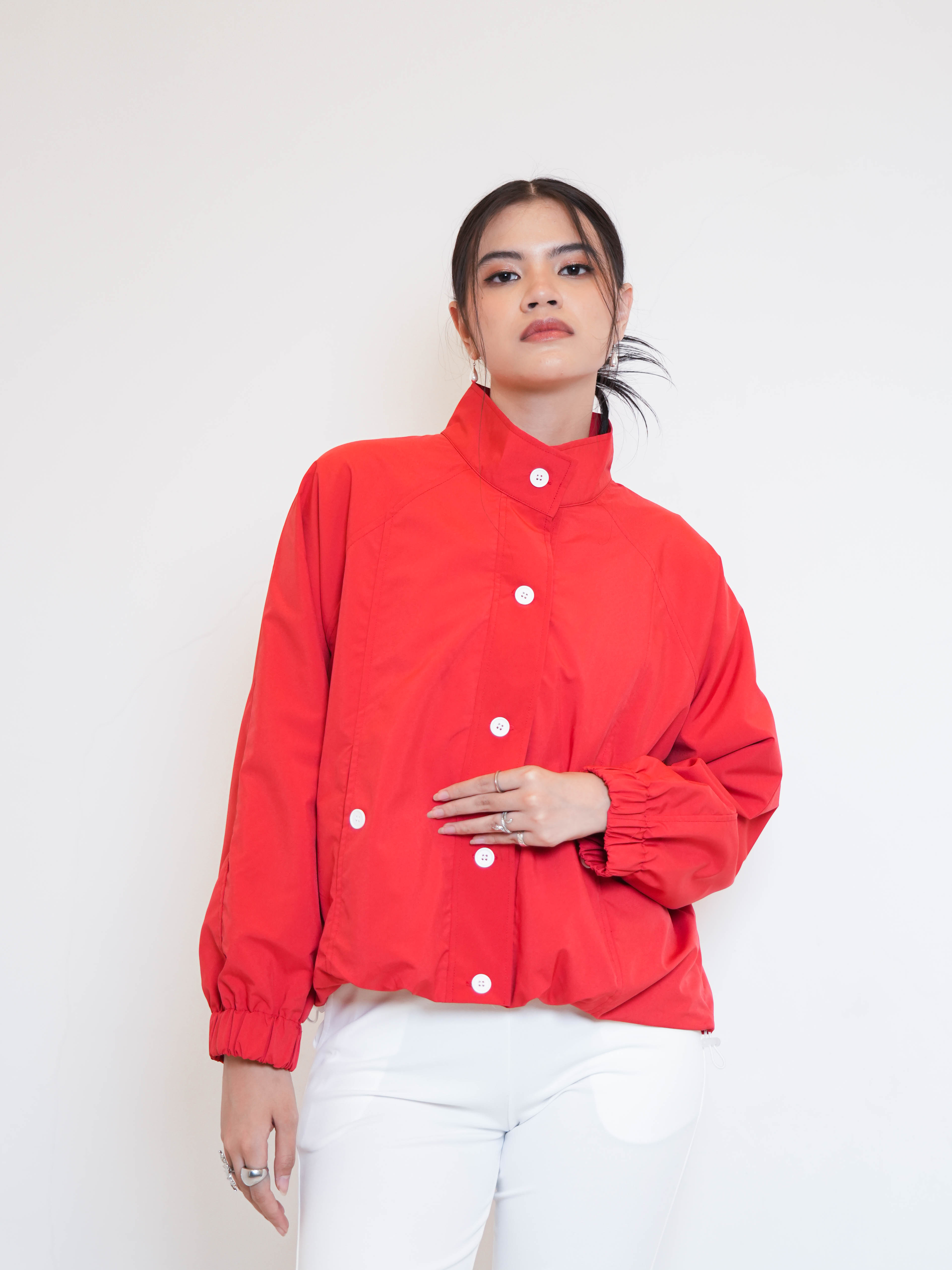 Hardware Clothing Atasan Jaket Lengan Panjang Wanita JACKET LOOSE REGLAN
