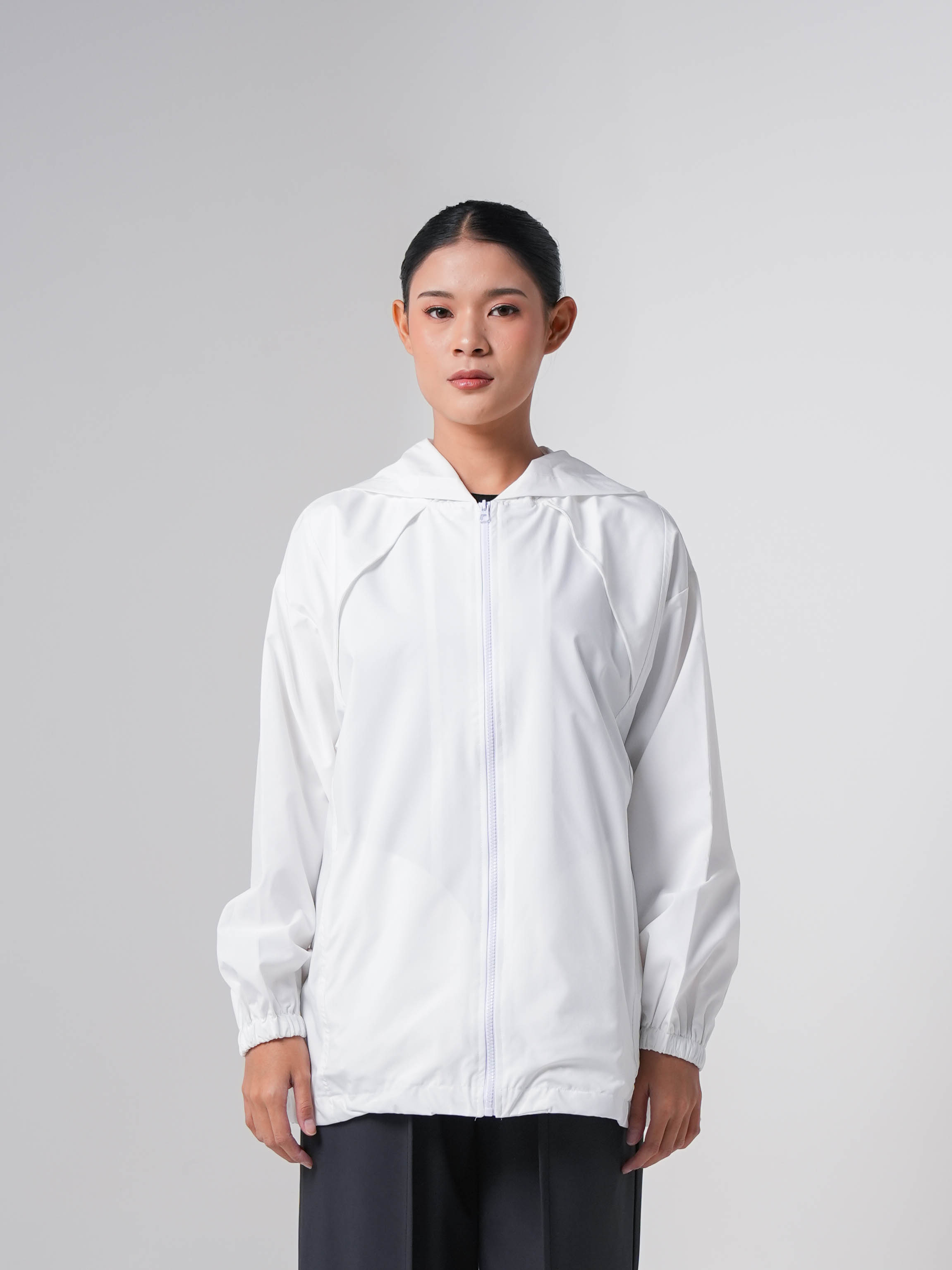 Hardware Clothing Atasan Jaket Lengan Panjang Wanita Ghio Jacket Hoodie