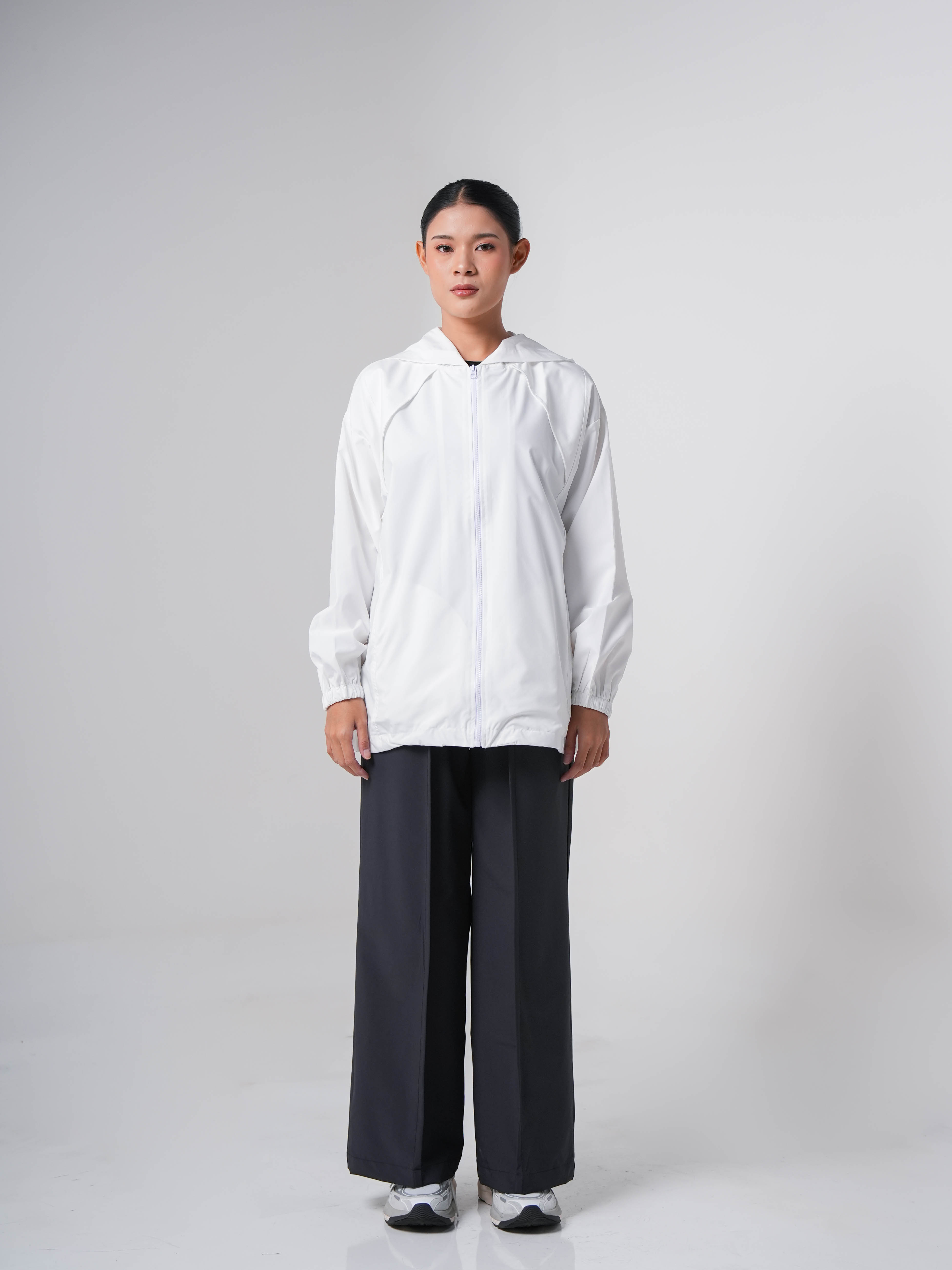 Hardware Clothing Atasan Jaket Lengan Panjang Wanita Ghio Jacket Hoodie