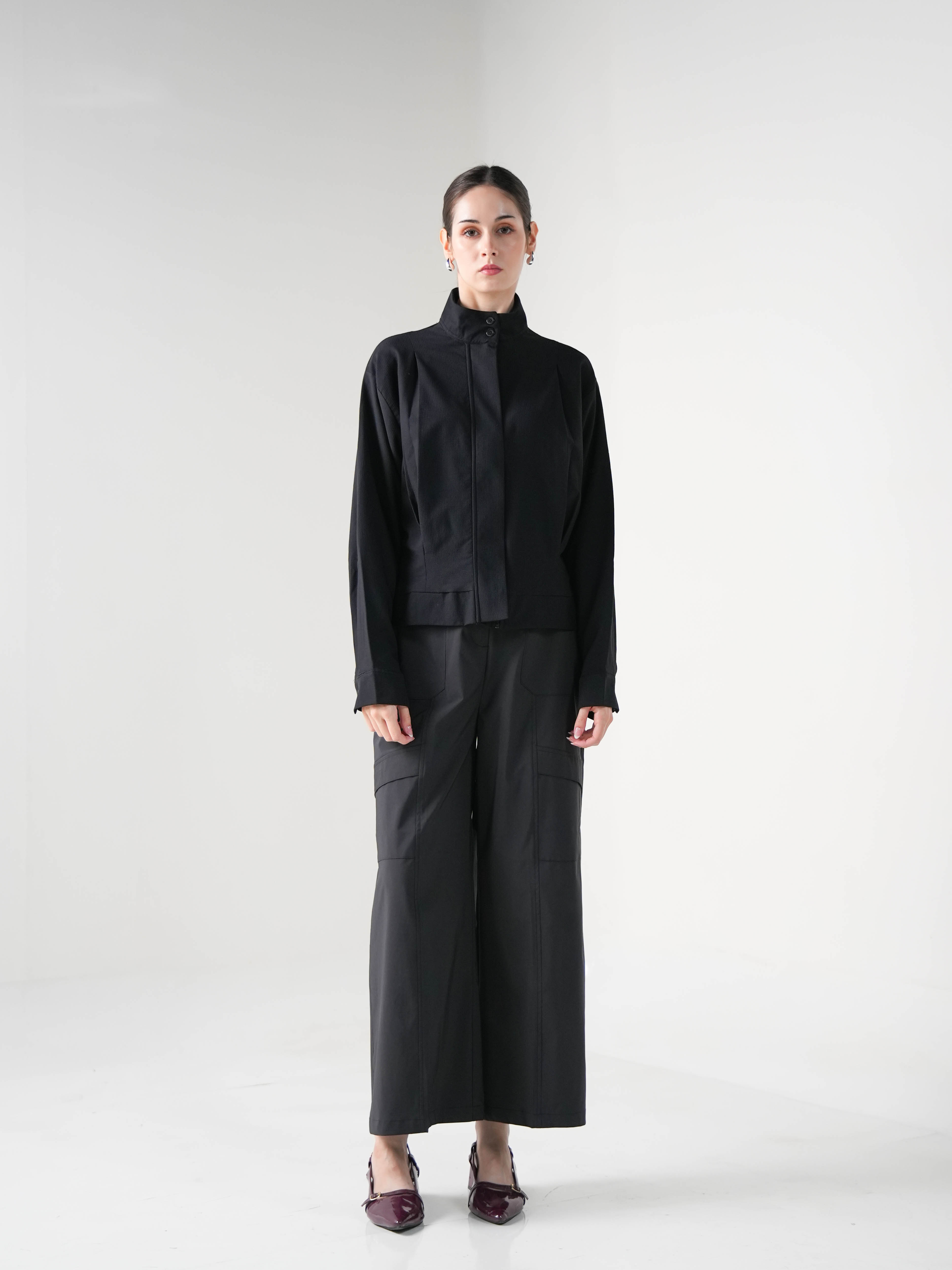 Hardware Clothing Bawahan Celana Panjang Wanita Cargo Pants Wide Leg